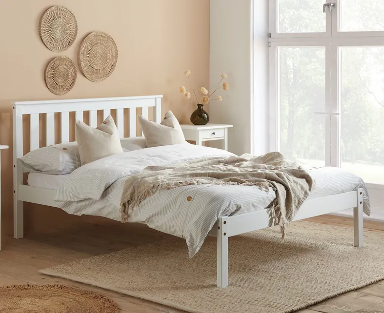 Cosmo White Bed Frame